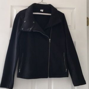 Medium Old navy black jacket.